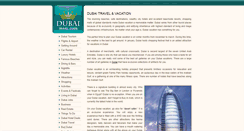 Desktop Screenshot of dubai-travels.co.uk